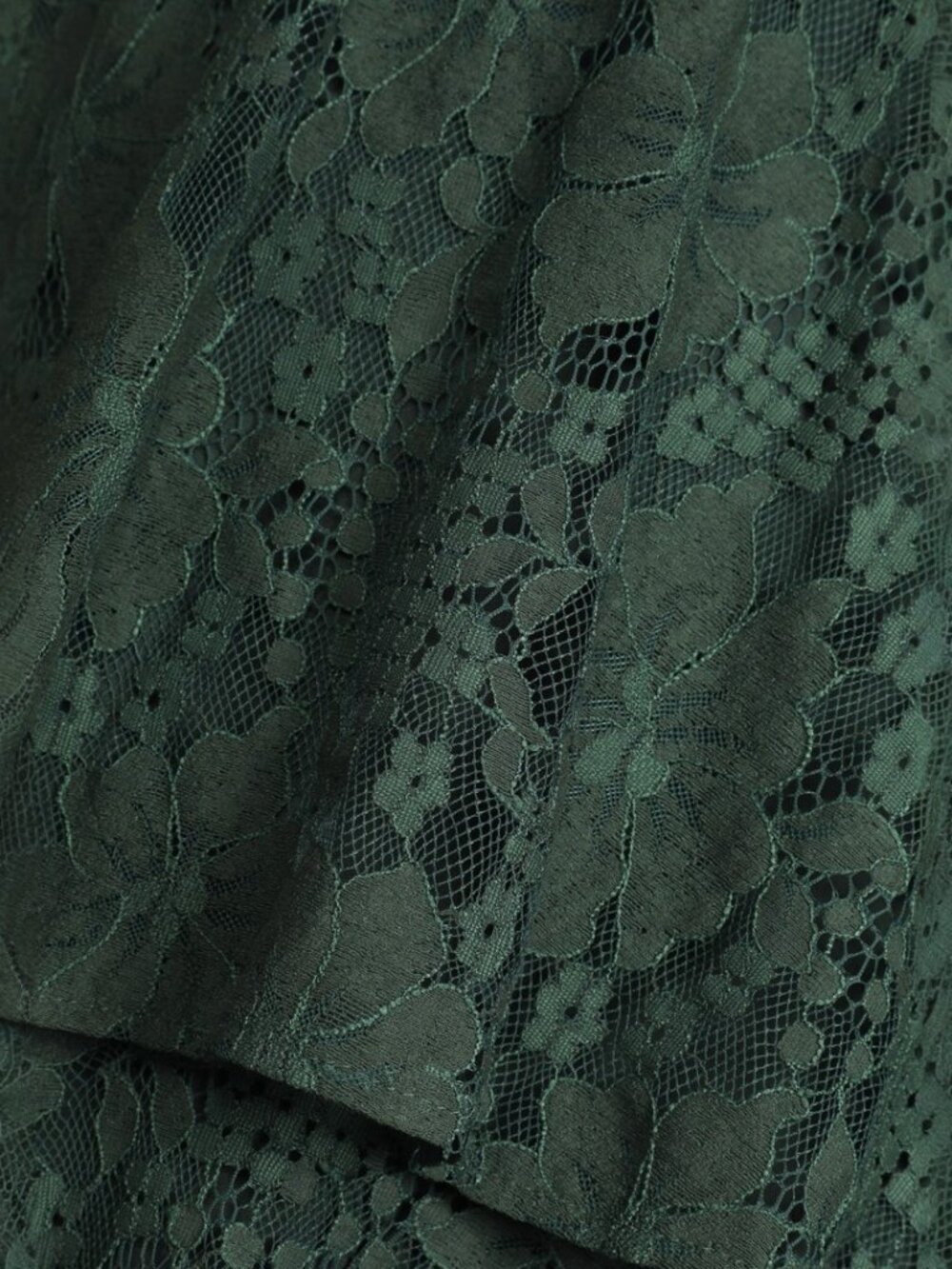 Lulus Molinetto Forest Green Lace Ruffled Tiered Sleeveless Maxi Dress NWT - Picture 5 of 10
